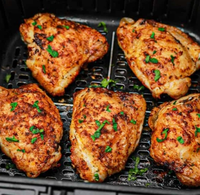 crispy chicken thighs air fryer crispy chicken thighs air fryer