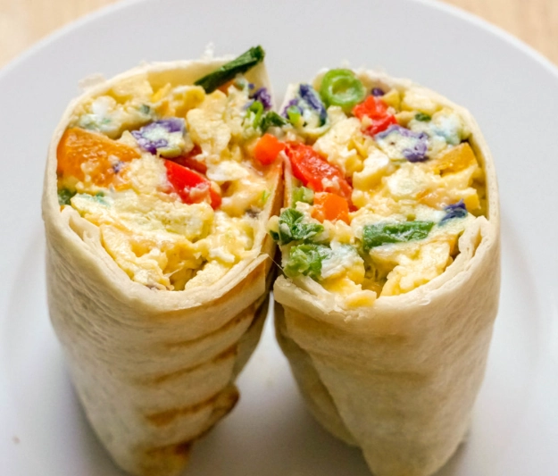 make ahead breakfast burritos