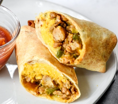 make ahead breakfast burritos