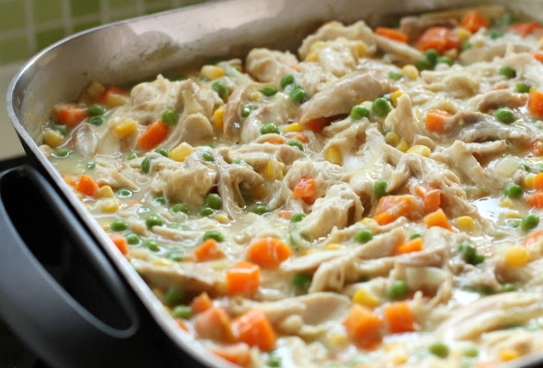 easy chicken and vegetable bake