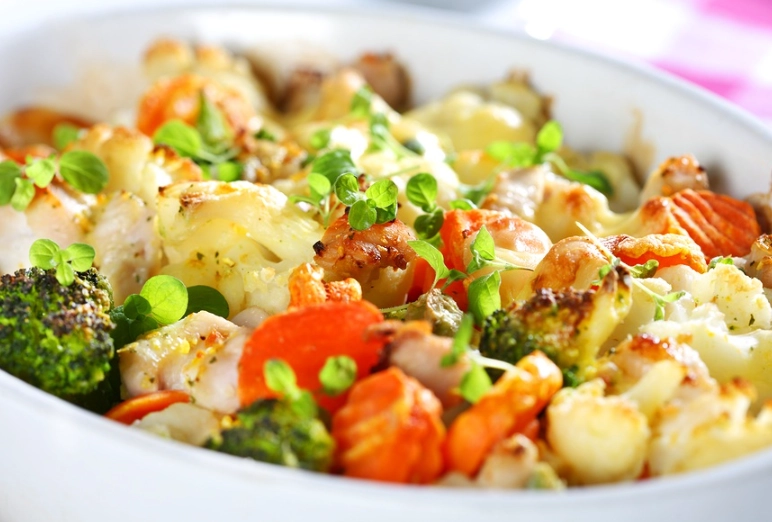 chicken veggie casserole recipe