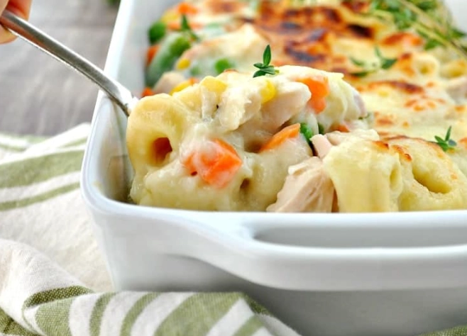 chicken veggie casserole recipe