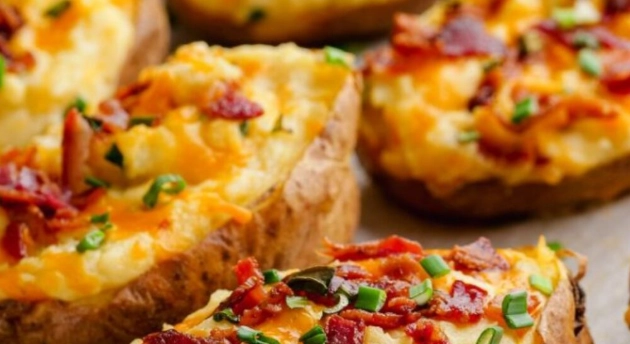 air fryer twice baked potatoes recipe