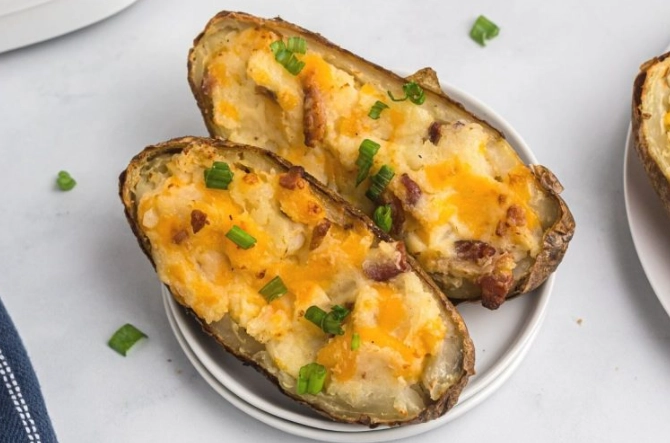 how to make twice baked potatoes in air fryer