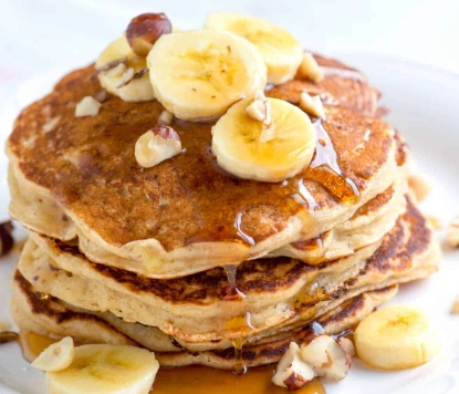 banana pancakes topping
