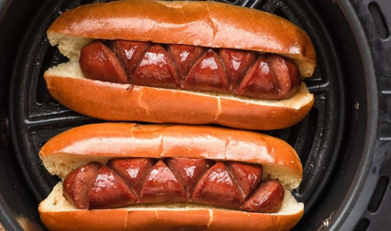 air fryer hot dogs