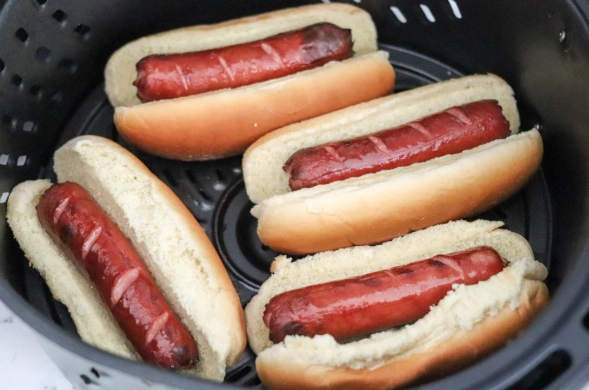 how to cook hot dogs in air fryer