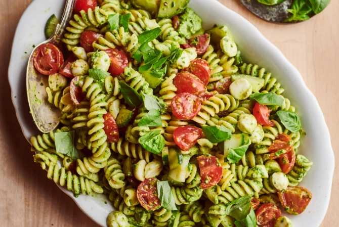 pesto pasta salad recipe pesto pasta salad recipe