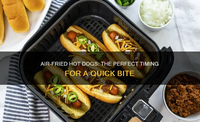 air fryer hot dogs