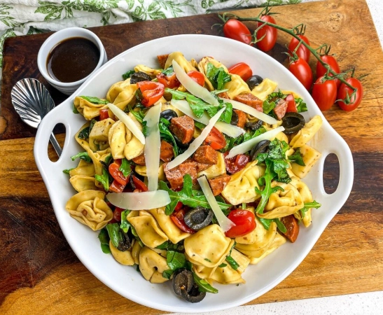 easy tortellini salad