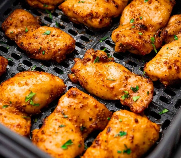 air fry chicken thighs temperature