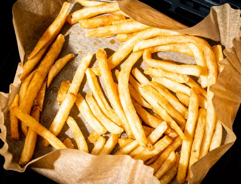 air fryer leftover fries