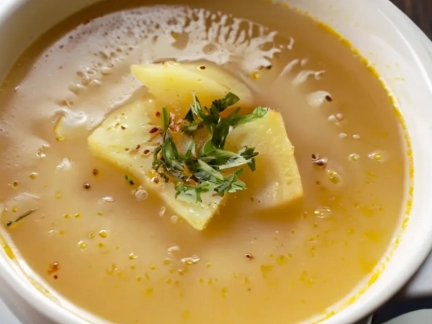 creamy potato onion soup