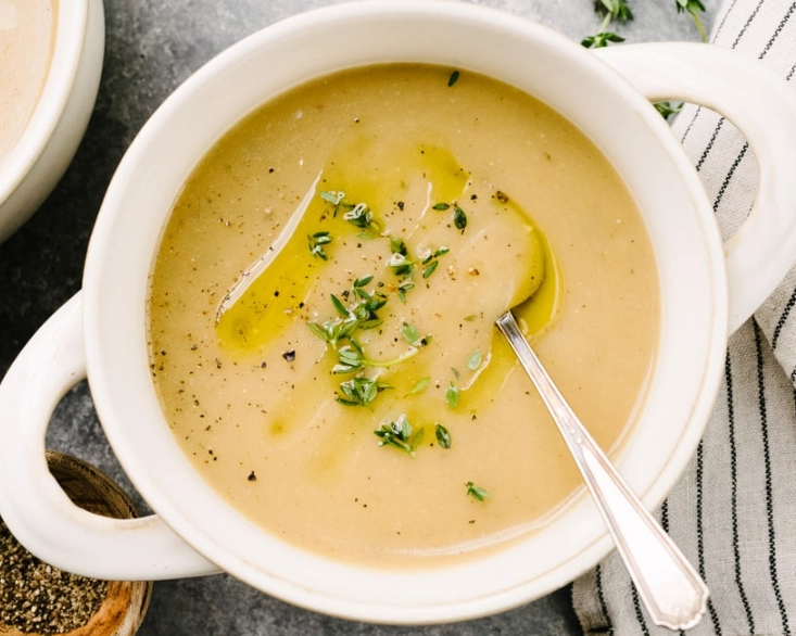 creamy potato onion soup