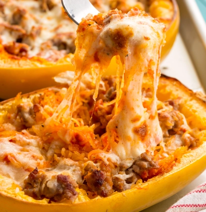 spaghetti squash pasta