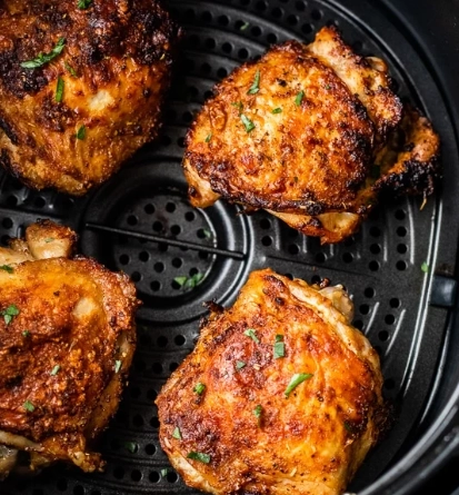 air fryer chicken thighs crispy skin