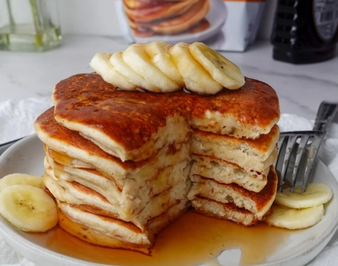 healthy banana pancakes