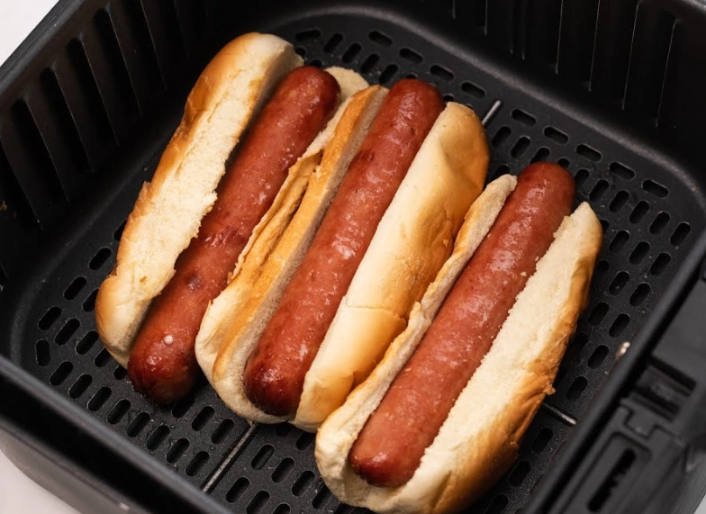air fryer hot dogs