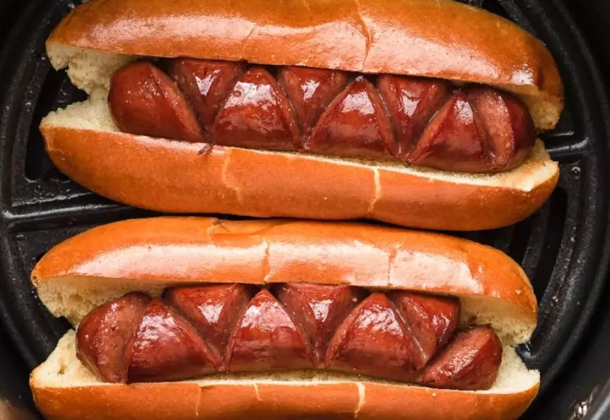 how to cook hot dogs in air fryer