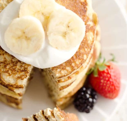 healthy banana pancakes