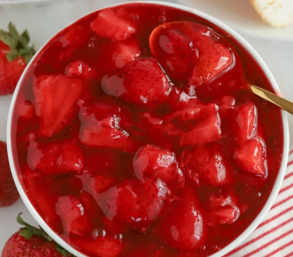 strawberry sauce