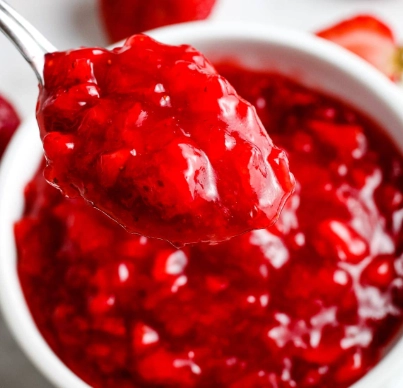 strawberry dessert topping