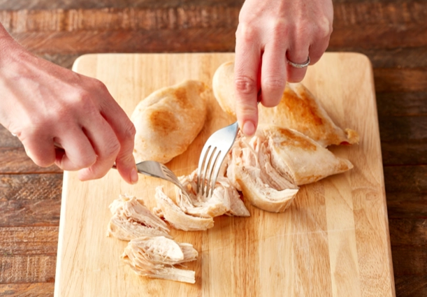 how to cook chicken for shredding