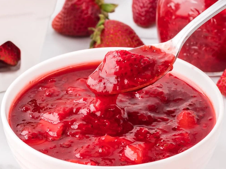 strawberry dessert topping