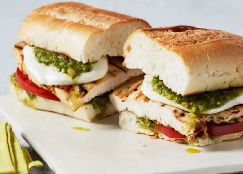 easy pesto chicken sandwich easy pesto chicken sandwich