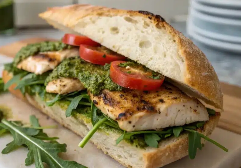 pesto chicken sandwich recipe pesto chicken sandwich recipe