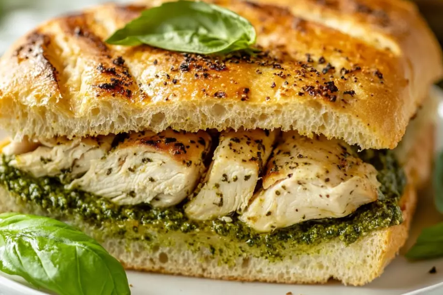 pesto chicken sandwich
