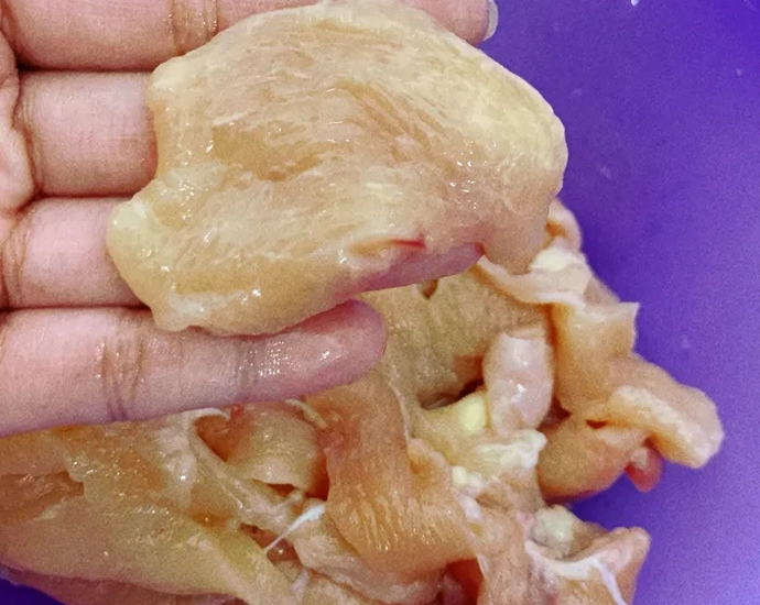 thin sliced chicken breast