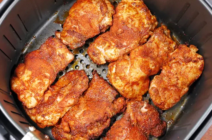 crispy air fryer chicken thighs