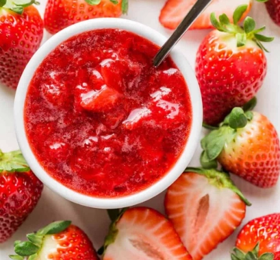 easy strawberry sauce easy strawberry sauce