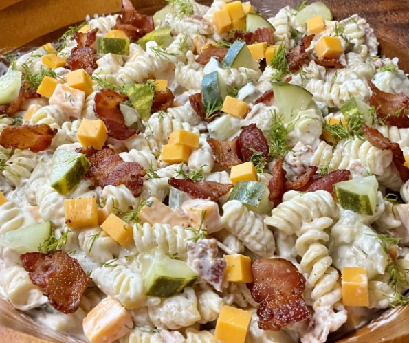 dill pickle pasta salad