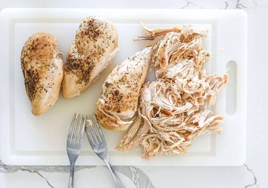 how to cook chicken for shredding