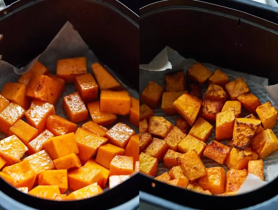 air fryer roasted squash