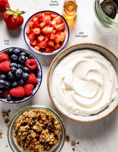 greek yogurt parfait recipe