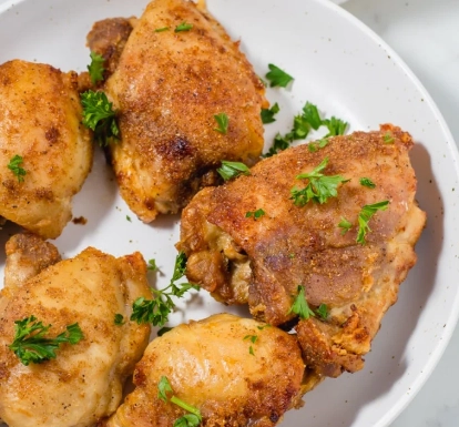 crispy air fryer chicken thighs crispy air fryer chicken thighs