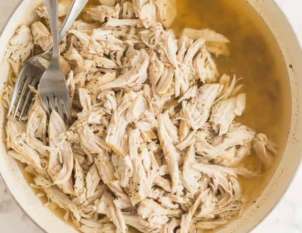 how to cook and shred chicken