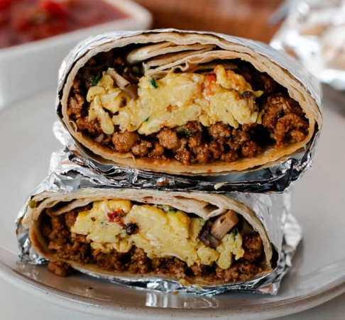 chorizo breakfast burrito recipe