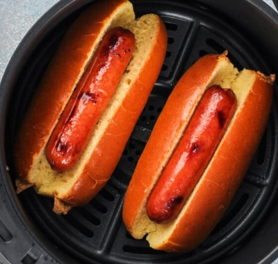 air fryer hot dogs