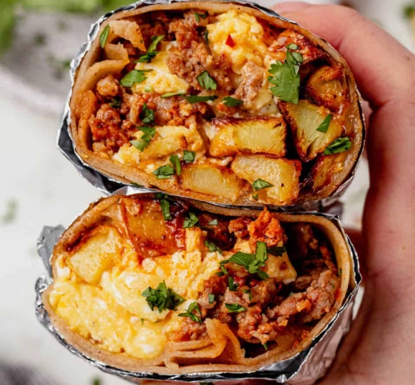 chorizo breakfast burrito recipe
