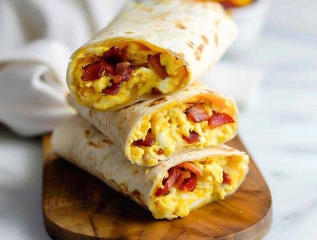 how to make a breakfast wrap
