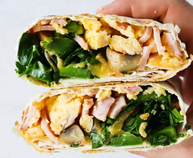 healthy breakfast wrap