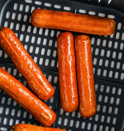 air fryer hot dogs