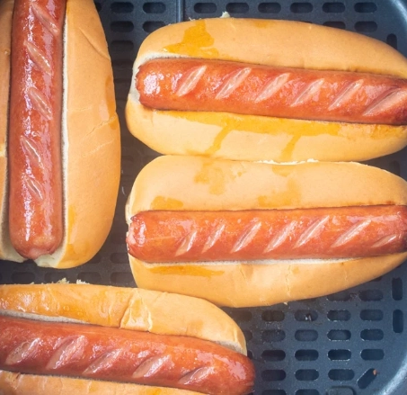 how to cook hot dogs in air fryer