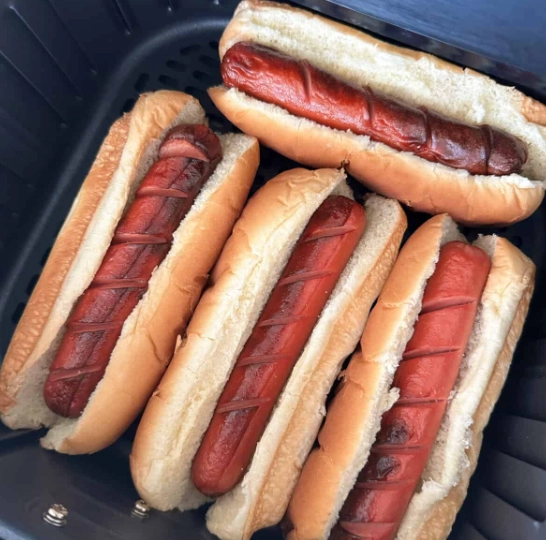 air fryer hot dogs