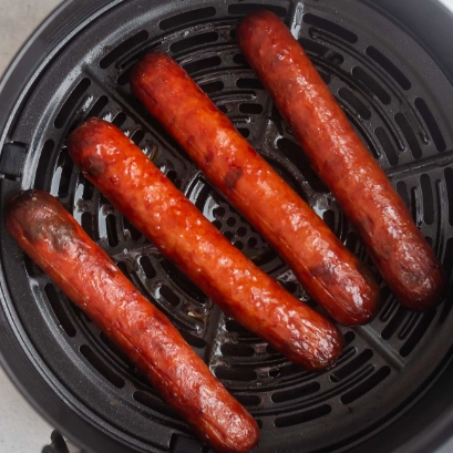 air fryer hot dogs