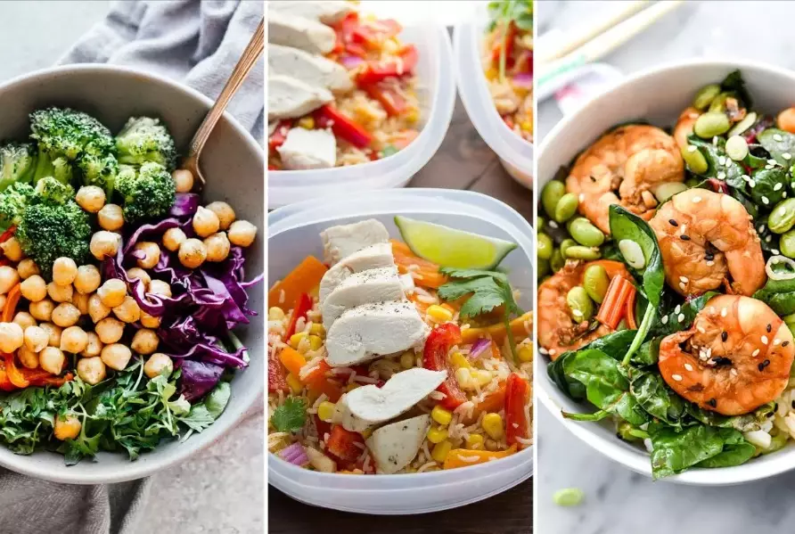 healthy lunch meal prep